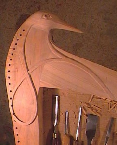 tête de crosse de harpe celtique